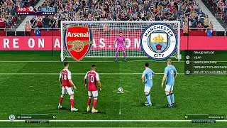 FC26 Ronaldo Mbappe Arsenal vs Messi Halland Manchester City Penalty shootout gameplay play station 