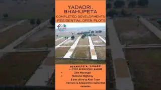 Open flats are sale near yadadri Temple near Warangal highway