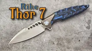 Rike Thor 7: потрясающий нож-флиппер в стиле пришельцев!