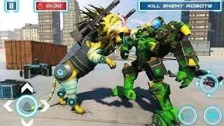 Lion Robot Transform Bike War : Moto Robot Games : Robot : Robot Wala Game : Robot Game : Robot wali