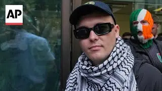 Kneecap member in court after accused of displaying Hezbollah flag at London event