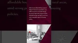 Gov. DeWine's proposed budget would invest $100 million to increase housing in rural parts of Ohio