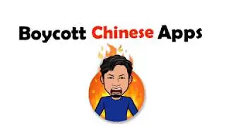 BOYCOTT CHINESE APP