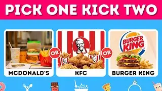 PICK ONE KICK TWO FOOD EDITION 😋🍕🍟  || WOULD YOU RATHER FOOD EDITION 😻💫