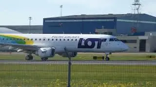 Planespotting TLL 25.05.2022 LOT Embraer E195LR (SP-LNF)