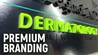 HOW TO ORDER 3D office name plates for doors for medical office entrance door