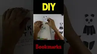 DIY Kawaii Bookmarks!  Cute Bunny / Rabbit / Panda / Tiger Bookmark #Shorts
