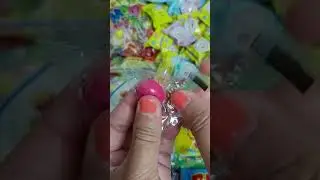 Pink Gum Balls Bubble Gum Candy Opening video, more chocolates, mouth watering video #shorts