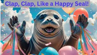 🐾 Clap, Clap, Like a Happy Seal! 🎶/Clap your hands song for kids/clap clap/Nursery rhymes