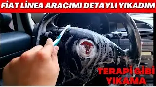 FİAT LİNEA ARACIMI DETAYLI YIKADIM | TERAPİ GİBİ YIKAMA VİDEOSU | ASMR CAR | OTO YIKAMA  #carwash