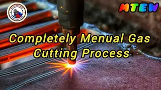 Gas cutting Manual process. #everyone #highlights #cuttingprocess
