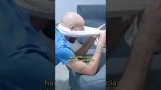 Como hacer una TRACCION CERVICAL con una toalla #fisioterapiatualcance