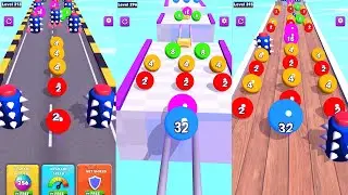 2048 Colors Ball Run 💸🎱❤️ Max Levels All Levels Gameplay Walkthrough Android, iOS