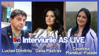 INTERVIURILE AS LIVE | invitați: Oana Păstrăv, Cosmina Mandiuc-Palade și elevele lor | 15 iunie 2023