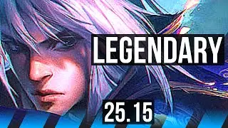 TALON vs URGOT (MID) | 14/2/7, Legendary, 700+ games | KR Grandmaster | 25.15