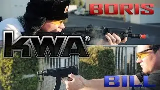 Showdown: Boris vs Bill! - KWA AKG-74SU and KWA VZ61 Skorpion - Airsoft GI