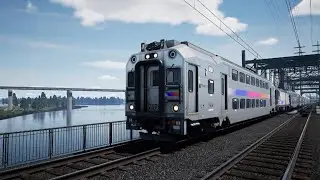 Train Sim World 6 NJT Bombardier Multi-Level Commuter Cabcar Morristown Line PS5 Gameplay
