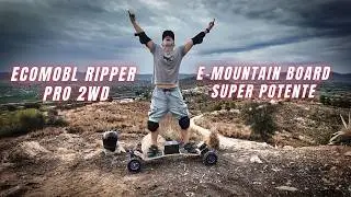 🥇 Mi primer Mountain Board Eléctrico - ECOMOBL RIPPER PRO 2WD - Review -