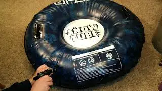 How to inflate opau snow tube