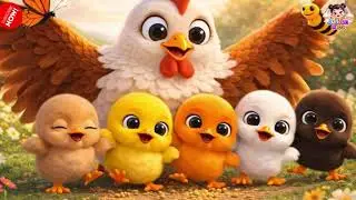 Little Lovely Baby Chicks | Cute Kids Nursery Rhyme | Children&rsquo;s Poems Song