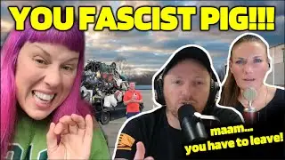 Pink Haired Leftist Has Meltdown While Trespassing! Try Not to Laugh
