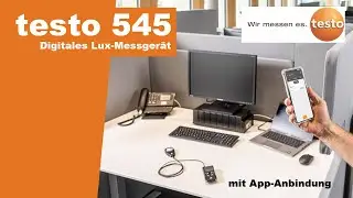 Lux Messung mit dem digitalen Lux Messger&auml;t testo 545