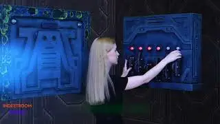 Levers Panel. Customized escape room puzzle, Escape room gadget. #indestroom
