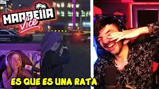 NEXXUZ TROLEA a MAYICHI con las ESPOSAS y LOGRA ESCAPARSE de la POLI XDD MARBELLA VICE 2