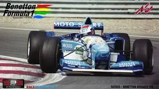 Tatuus FA01 - Benetton 1995 Skin Painting - Timelapse