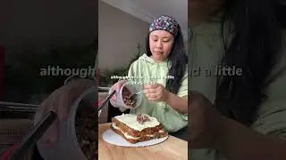 homemade carrot cake!