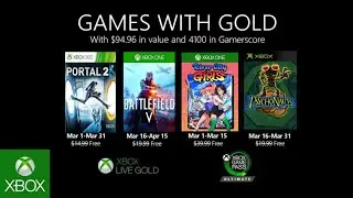 Xbox Live Gold Lineup Revealed | Xbox Games with Gold March 2022 🔥