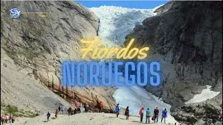 El Glaciar Briksdal, uno de los brazos o lenguas del gran glaciar Jostedal