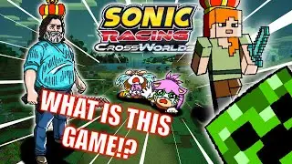 Flint and Steel is in the game....| Sonic Racing CrossWorlds Minecraft Festival