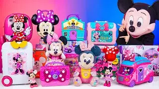Satisfying with Unboxing Cute Minnie Mouse Makeup Playset🎀 Review Toys ASMR