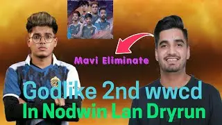 Godlike 2nd WWCD In Nodwin Lan Dryrun 👑GE Eliminate 😱BGMS News