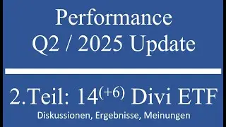 Performance Analyse 14 ETFs per Q2 2025