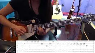 Wild Thoughts - DJ Khaled, Rihanna, Bryson Tiller Guitar Solo Tutorial w/ Tabs