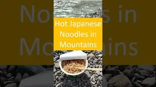 Hot Japanese Noodles in Mountains | TheJapanAnalysis #japan #shorts