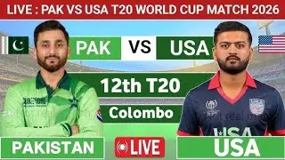 pakistan vs usa live match today