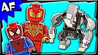 Lego Spiderman RHINO & SANDMAN Super Villain Team-up 76037 Stop Motion Build Review