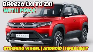 2025 MARUTI SUZUKI BREZZA GENUINE ACCESSORIES WITH PRICE | BREZZA MODIFICATION | SRV VLOGS