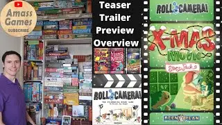 Roll Camera: Story Pack &ndash; X-mas Movie  unboxing teaser trailer preview overview AmassGames expansion