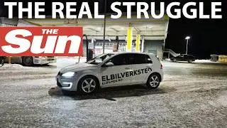 I drove a 12-year old VW e-Golf to -26&deg;C and I was shocked!