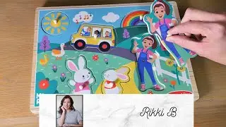Unboxing/How to for the Melissa & Doug Ms. Rachel Puzzle
