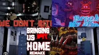 Bringing My Bite FNAF | Jt Machinima Vs DaGames Vs TryHardNinja Mashup By Fbmatrix