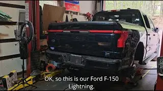 My Garage Surprise With the Ford F-150 Lightning! Lift Points & How to Put it on a Lift