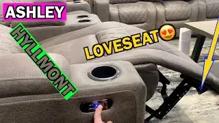 Ashley Hyllmont Power Reclining Loveseat #comfort #relax #game #movietime #furniture