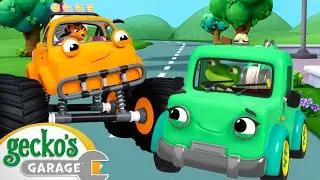 Epic Truck Race | Gecko's Animal Pals | Animal & Vehicle Cartoons | Cartoons for Kids