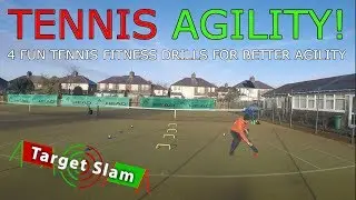 TENNIS AGILITY- 4 Fun Tennis Fitness Drills for Better Agility!