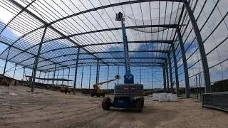Safety netting install time lapse
